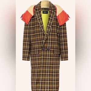 Dsquared2 Techno Hooded Coat -NWT